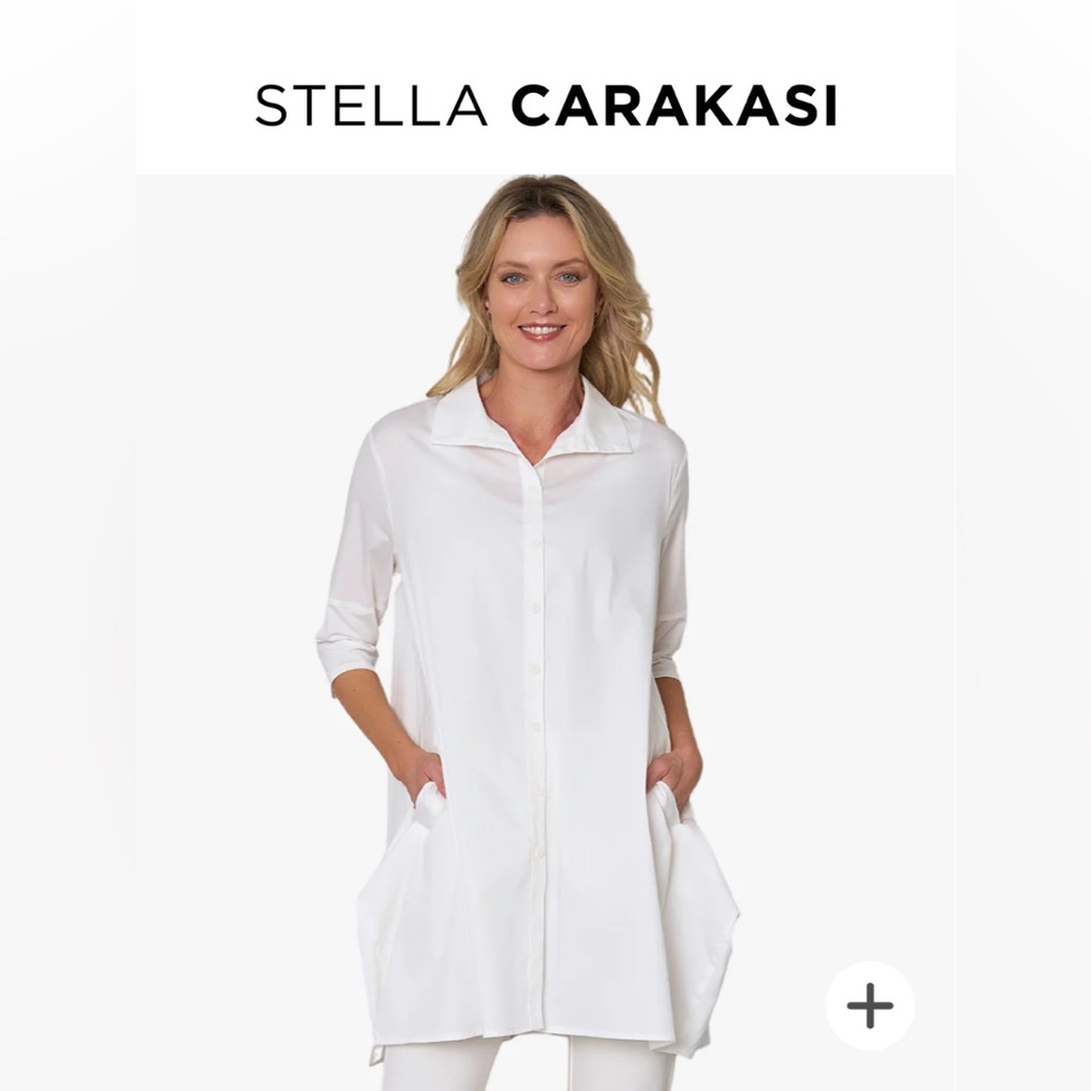 Stella Carakasi- White Tiburon Tunic Icon